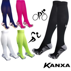 Meia de Alta Compressão para Ciclismo Corrida Master Kanxa