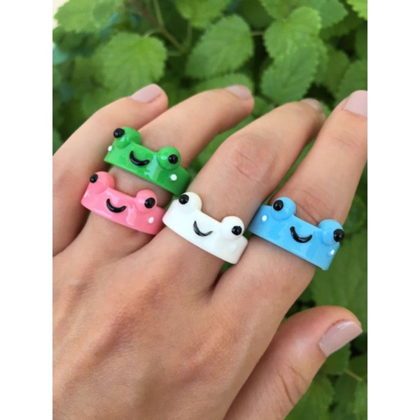 Anel de Sapinho várias cores | Shopee Brasil