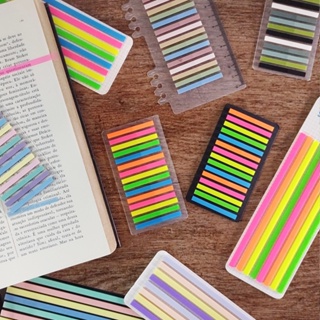 Notas adesivas stick note flags fininho marcador de página em Oferta na Shopee