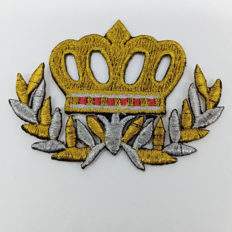 patches Aplique  termo colante crown withs loros Cod: Aplcx15