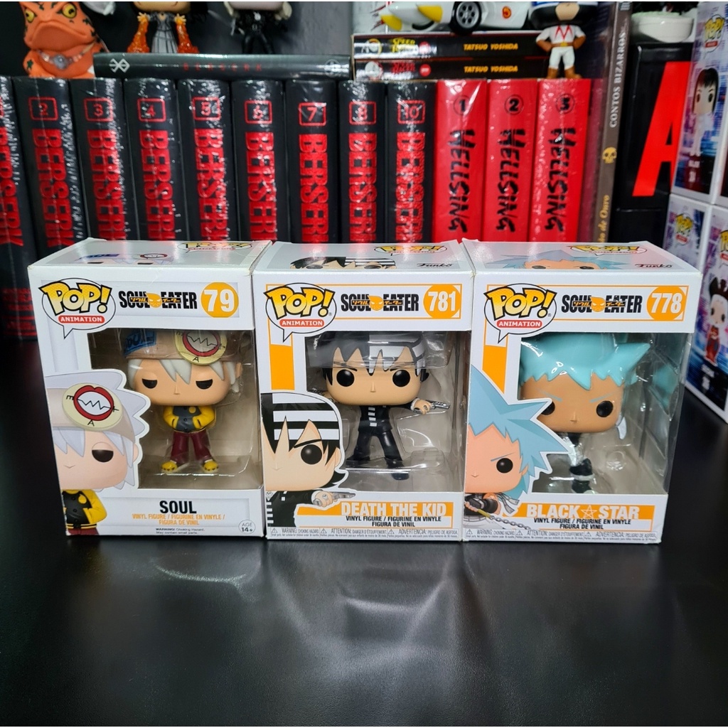 ソウルイーター Funko POP! フィギュア セット　SOULEATER Soul Eater - Funko Pop Set Vaulted - Escorrega o Preço