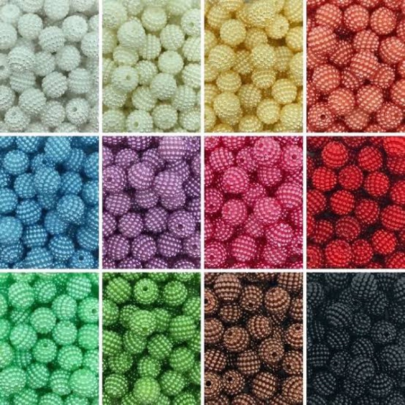 Pérola Craquelada 10mm/12mm ABS 20G em Oferta na Shopee