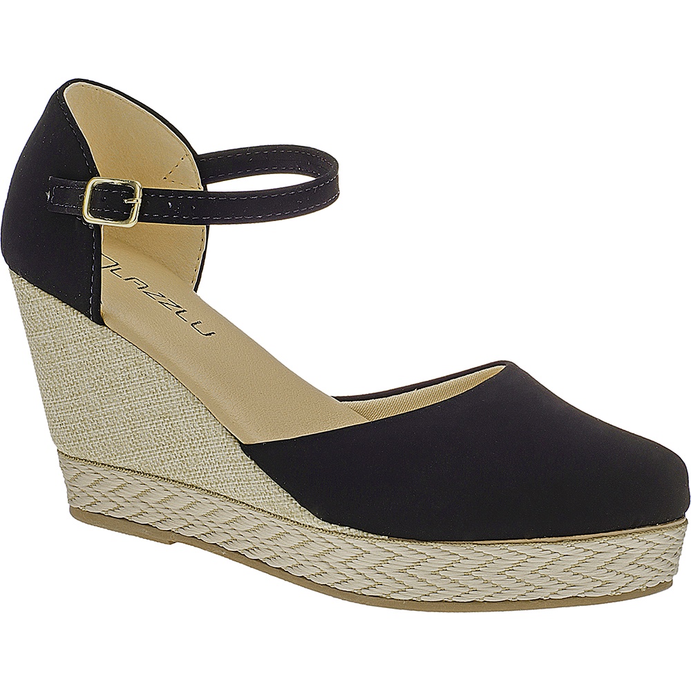 Sandália Anabela Plataforma Salto Médio Feminina - Women Shoes