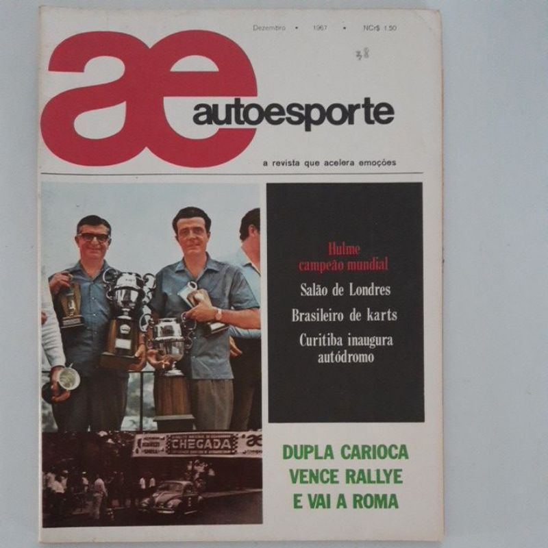 Revista Auto Esporte Gp México Rallye Fusca Salão De Londres Kart
