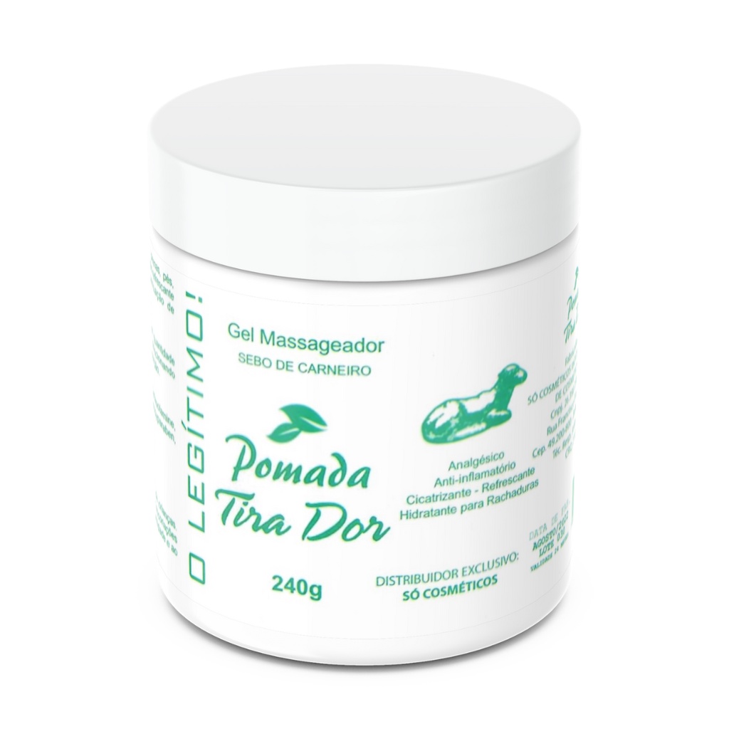Pomada Tira dor - Sebo de Carneiro 240g [Saúde da Terra]