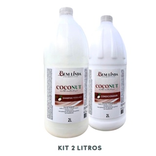 Kit Shampoo e Condicionador 2 Litros COCONUT - Profissional