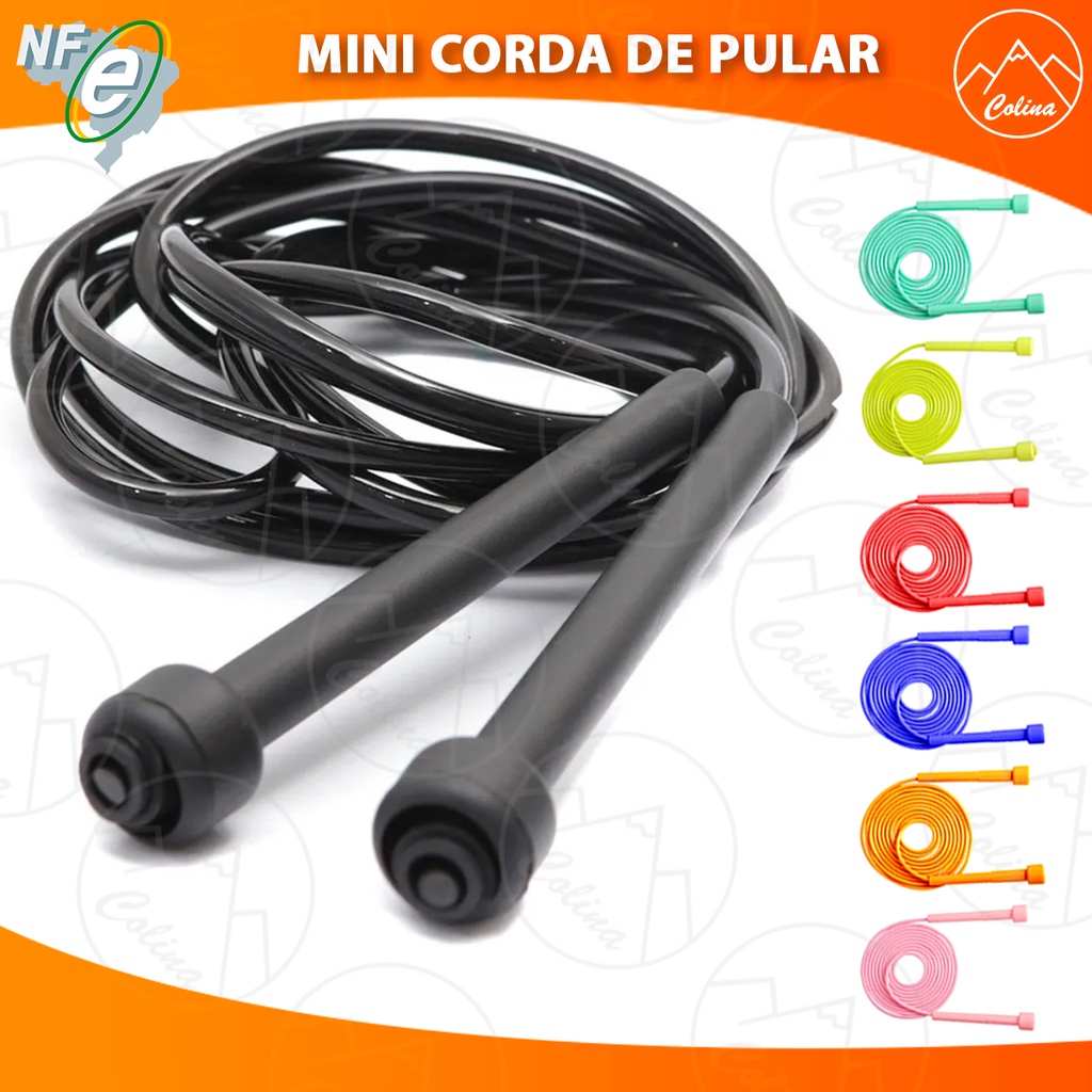 Corda Pular Pro Ajustável Treino Funcional Crossfit Speed Academia