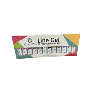 Kit Coleção Completa de Esmaltes Line Gel bellarosa- 12 Cores