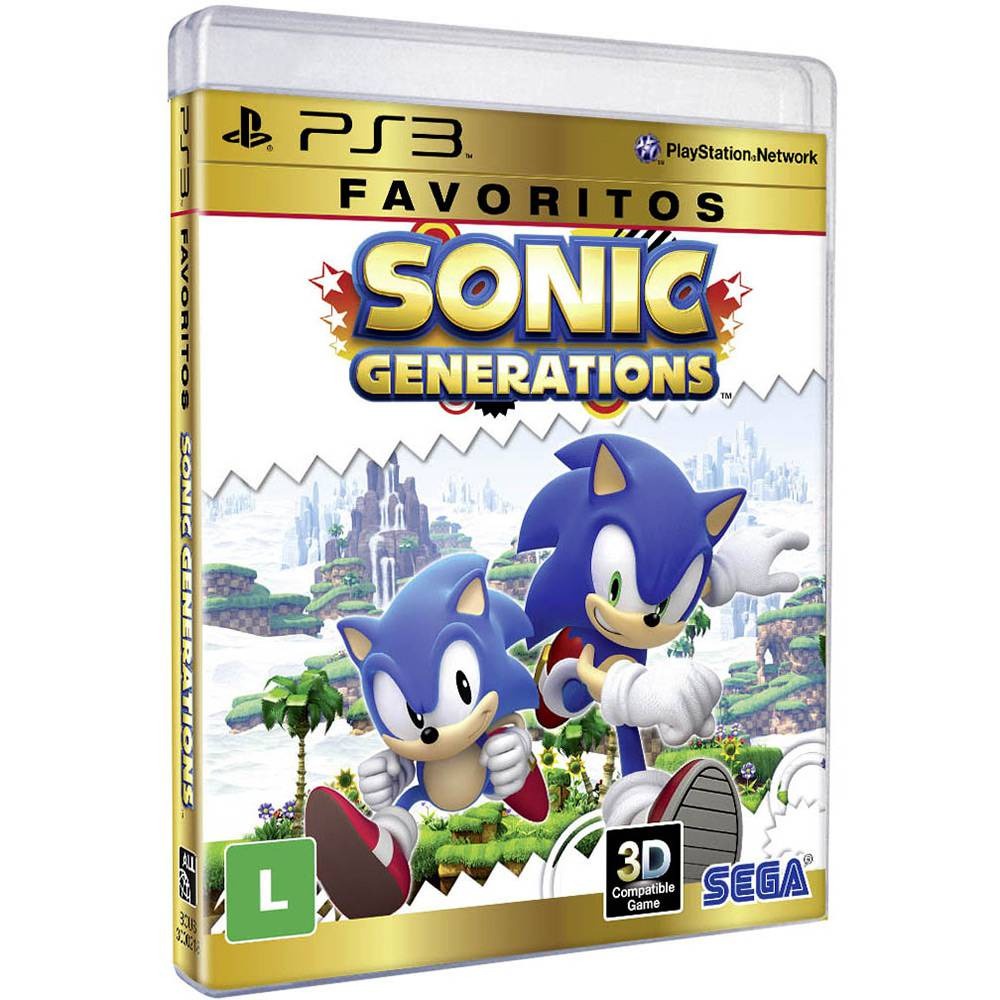 Sonic Generations - Ps3 | Shopee Brasil