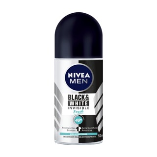Desodorante Roll On Nivea Men Invisible Black & White Fresh 50ml