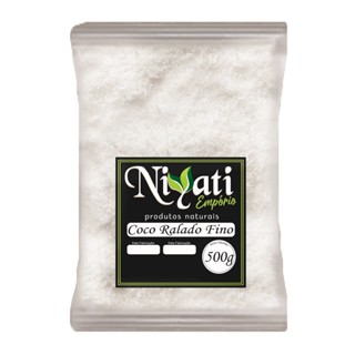 Coco Ralado Fino 500g SEM AÇUCAR 100% NATURAL