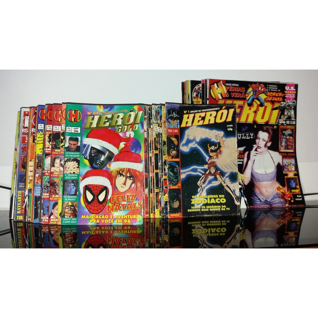 Revista Herói Gold - Vários Volumes - Editora Sampa - Leia a descrição JDS
