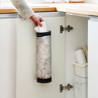 Home Porta Sacos De Mercearia Suporte De Plástico Para Parede Dispenso De Saco De Lixo Cozinha Organizador