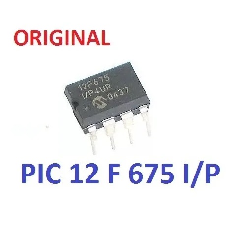 Pic12f675 - Pic 12f675 - Pic12f675i/p - C. I. Original !