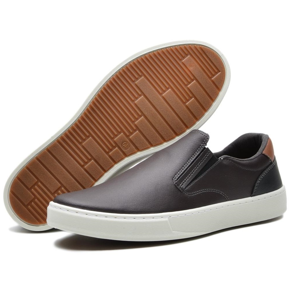 Tenis Masculino Slip On Sapatenis Palmilha Gel Conforto Envio Rapido