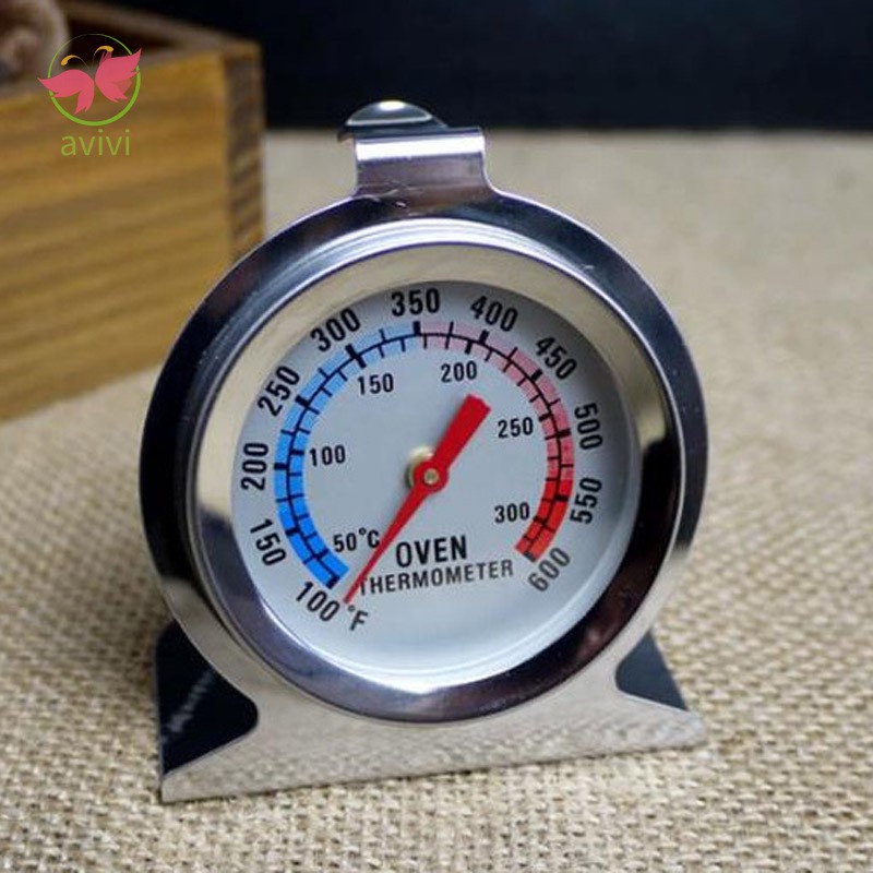 Termômetro Analógico em Aço Inox Para Fornos e Lava Louça.