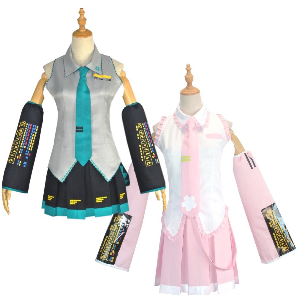 Hatsune MIKU Fórmula Terno cosplay Fantasia Estoque Pronto