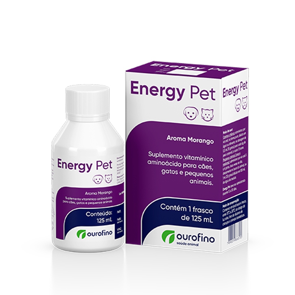 Energy Pet 125ml - Ourofino Pet em Oferta na Shopee