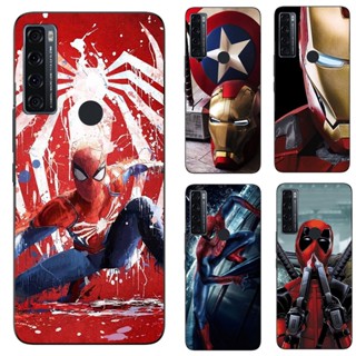 Marvel Super Herói Para TCL 20 SE T671H Capa Traseira Em Silicone TPU Soft