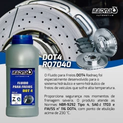 Fluído Para Freio Dot 4 (500 Ml) Radnaq