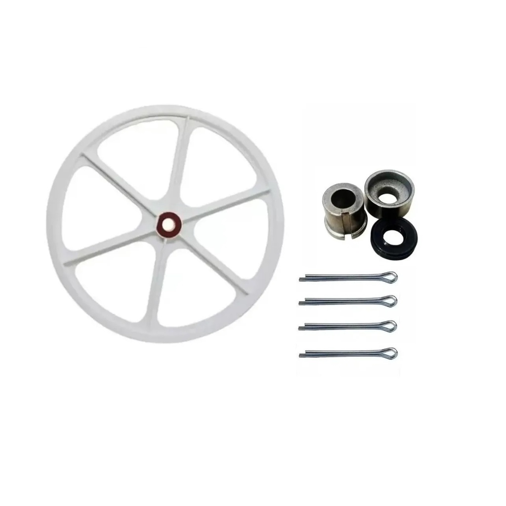 Kit Polia Agitador Colormaq 9kg/15kg Com Kit Bucha + 4 Cupilhas