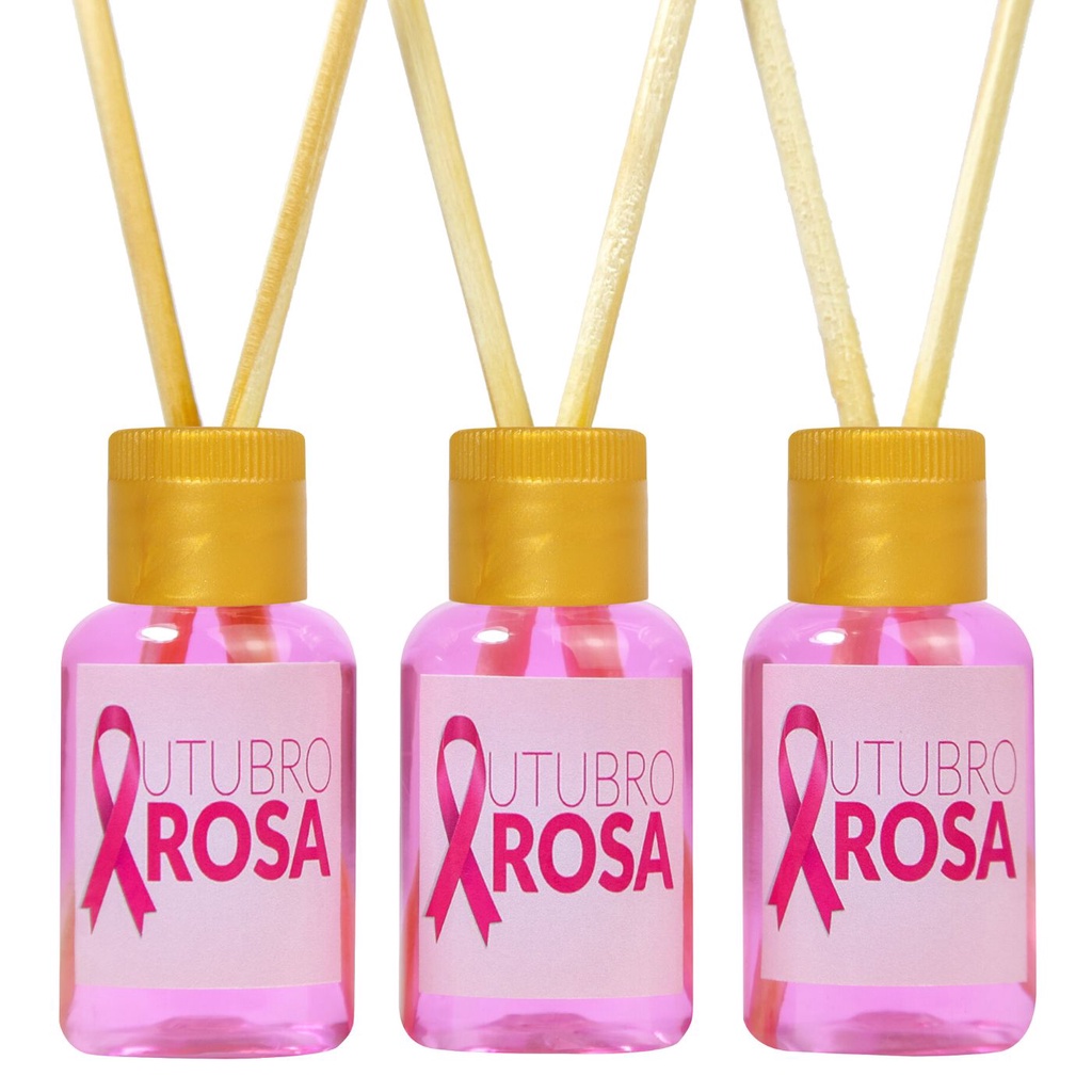 100 Brindes Mini Aromatizadores Lembrancinhas Outubro Rosa