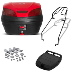 Baú 30 Litros Pro Tork Smartbox 3 + Bagageiro Suzuki Yes