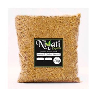 Semente De Linhaça Dourada 1KG (Qualidade Premium)