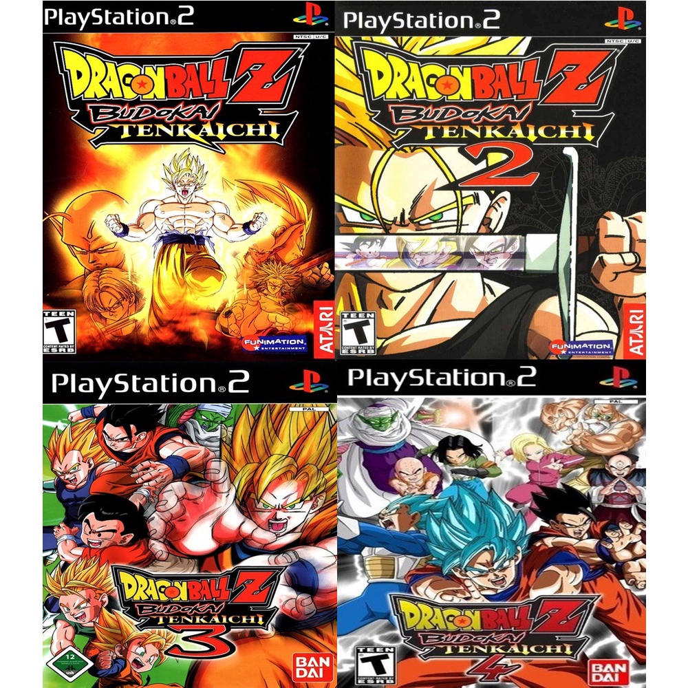 Lot De Jeux Dragon Ball Z Budokai Tenkaichi Pour PlayStation 2 - Occasion Bon état
