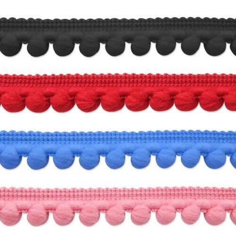 Pompom 10mm, 2 METROS Diversas Cores, Passamanaria Grelot. em Oferta na Shopee