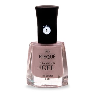Esmalte Risqué Diamond Gel Noz Moscada Cremoso 9,5ml