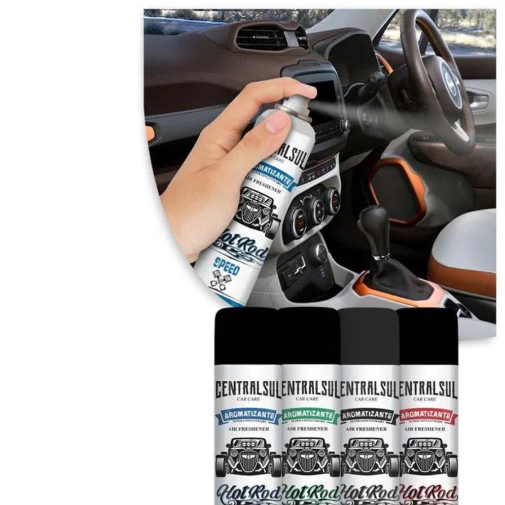 kit 4 aromatizante HOT ROD CENTRALSUL 400ml · foto 2