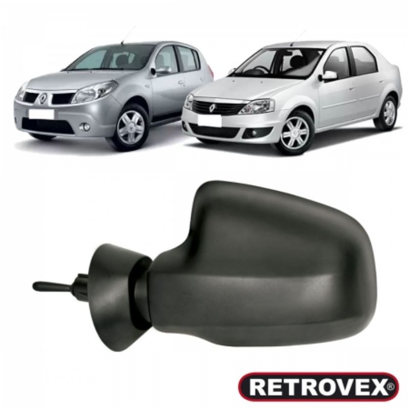 Retrovisor Logan Sandero 2010 2011 Sandero Stepway 2009 2010 2011 Com Controle LD