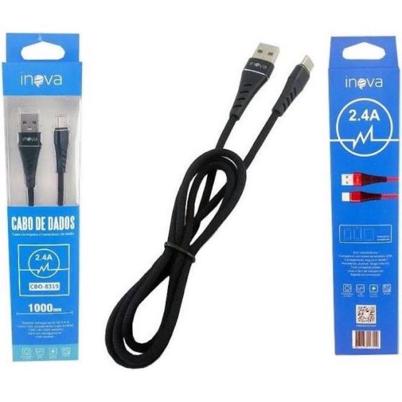 Cabo Turbo Flexível Type-C 1M Inova