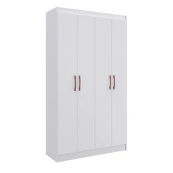 Armário 4 Portas Lavanderia Multiuso Dueto Multimóveis CR8000 Branco
