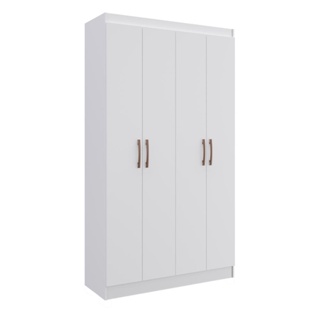 Armário 4 Portas Lavanderia Multiuso Dueto Multimóveis CR8000 Branco em Oferta na Shopee