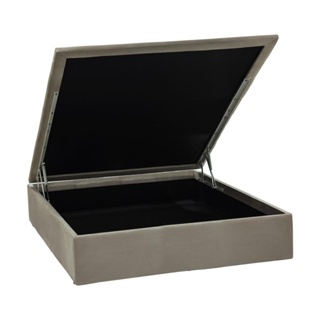 Base Baú Physical Camurça Bege Casal (138x188x39) - Ortobom em Oferta na Shopee