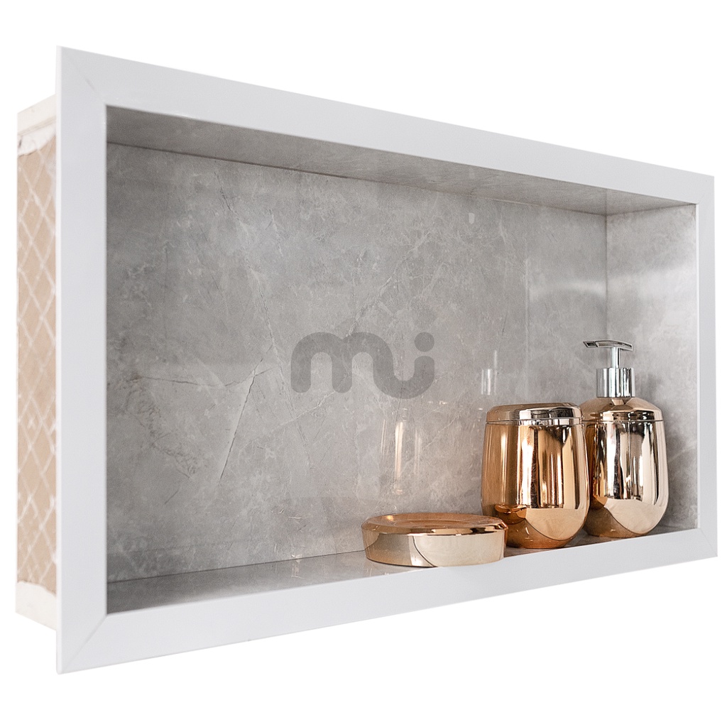 Nicho Único que Não Empoça Água no Fundo Cinza Luxo Mesclado de Porcelanato em Oferta na Shopee