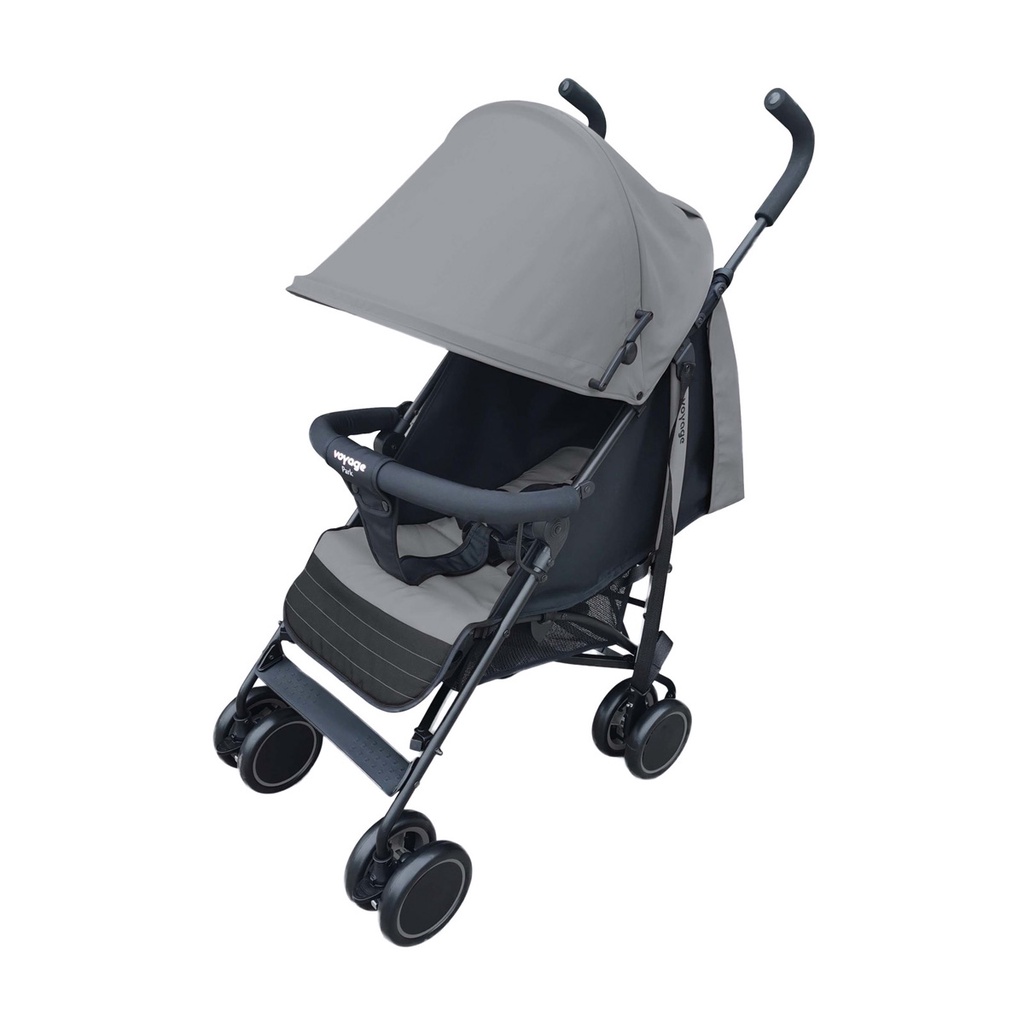 Carrinho De Passeio Para Bebê Park Até 15kgs Cinza – Voyage