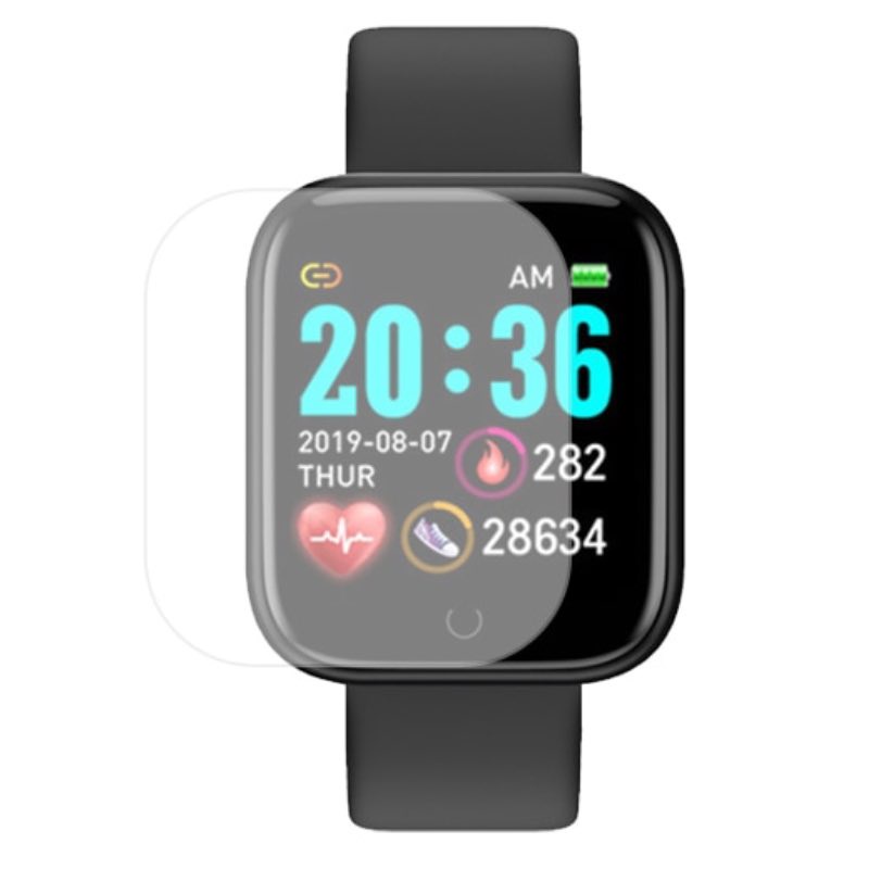 Película Proteção tela Para Smartwacth D20,  Y68, D28, IW8 em Oferta na Shopee