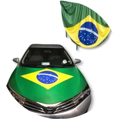 Bandeira do Brasil para capô de carro (110 x 150 cm)