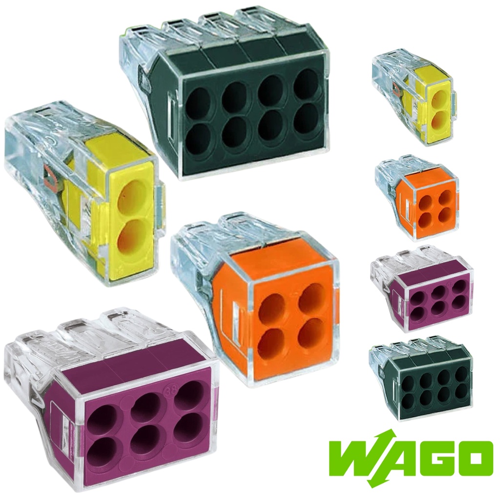 Conector Elétrico Emenda Wago 773 Original 2, 4, 6 e 8 vias - 2,5mm