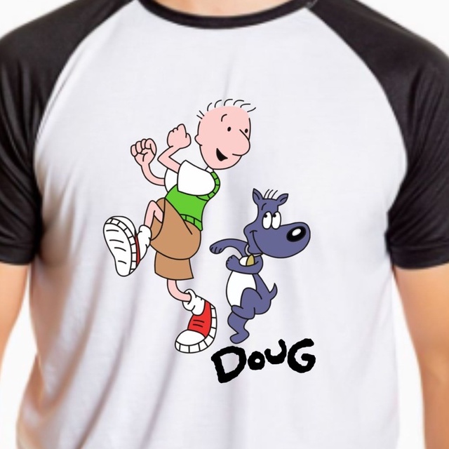 Camiseta Desenho Animado Doug Funnie Costelinha Shopee Brasil