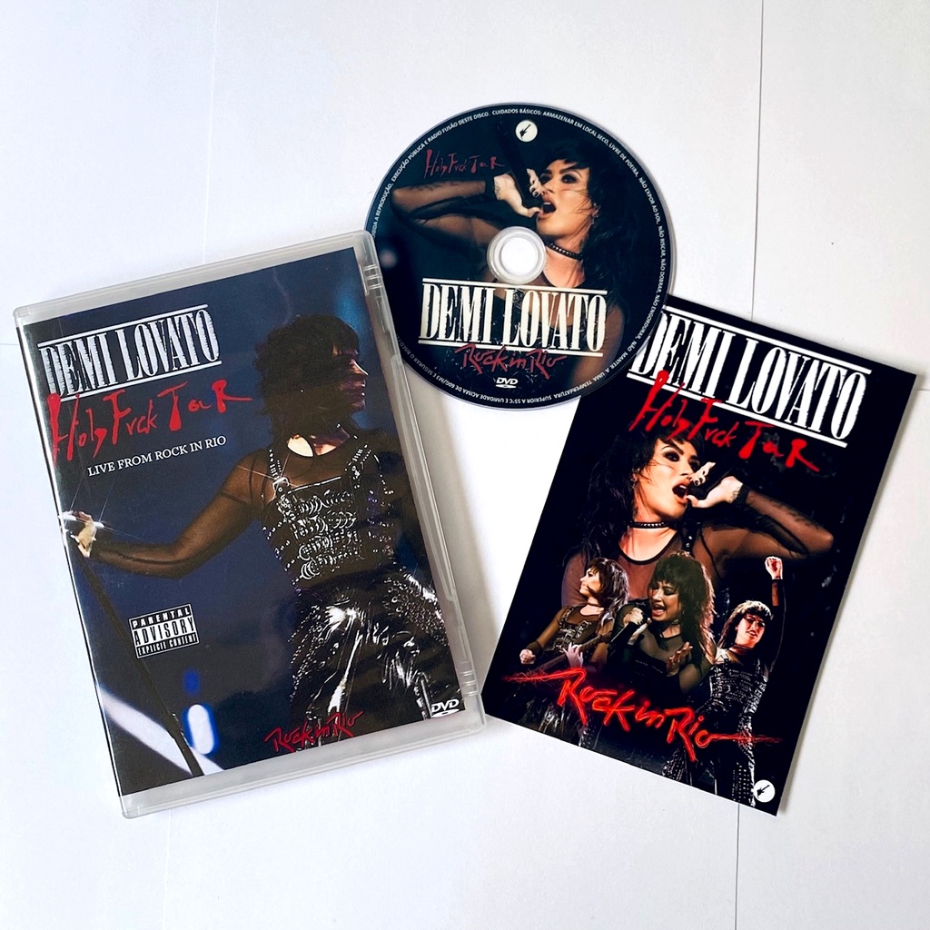 DVD Demi Lovato Holy Fvck Tour 2022 Rock In Rio Rio de Janeiro Brasil