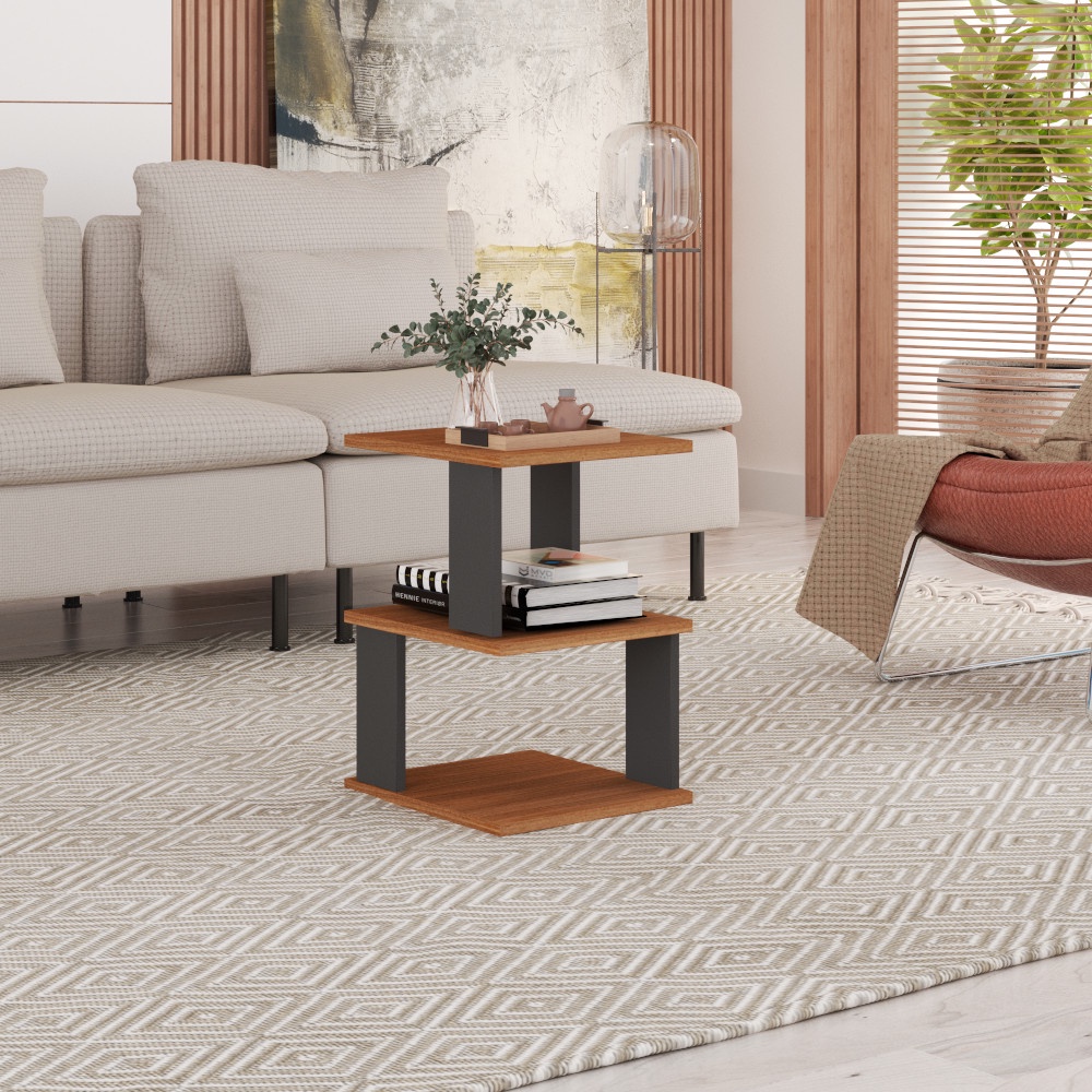 Mesa de Centro Sala MDF Mesinha Auxiliar Madeira MVD Moveis em Oferta na Shopee