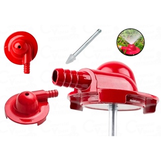 Irrigador Aspersor Chuvisco Zamak 1/2 Polegada Vermelho Fico Super Resistente Jardim Horta em Oferta na Shopee
