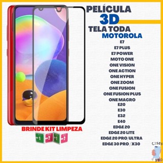 Película De Vidro 3D Frontal Motorola Moto E7 E7 PLUS E7 POWER MOTO ONE ONE VISION ONE ACTION ONE HYPER ONE ZOOM ONE FUSION ONE FUSION PLUS ONE MACRO E20 E30 E32 E40 EDGE 20 LITE PRO ULTRA EDGE 30 PRO EDGE 30 NEO EDGE 30 LITE ULTRA FUSION EDGE 40 NEO