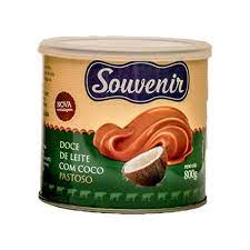 Doce de Leite Souvenir LATA 800g pastoso/ Tradicional / Com Côco/ Com Chocolate/ Gostinho de Minas
