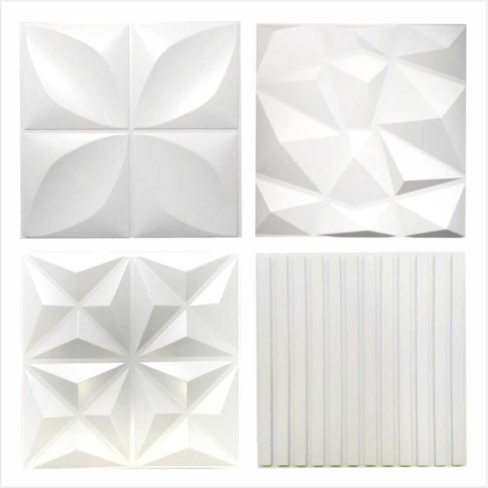 PROMO 10 PLACAS 3D 50x50 cm DECORATIVA PVC em Oferta na Shopee