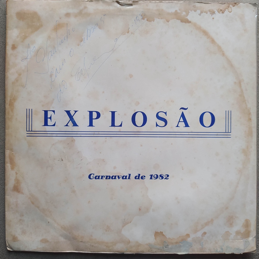 Lp Explosão Samba Enredo 1982 Carnaval Jackson do Pandeiro Darcy de Sousa vinil Samba